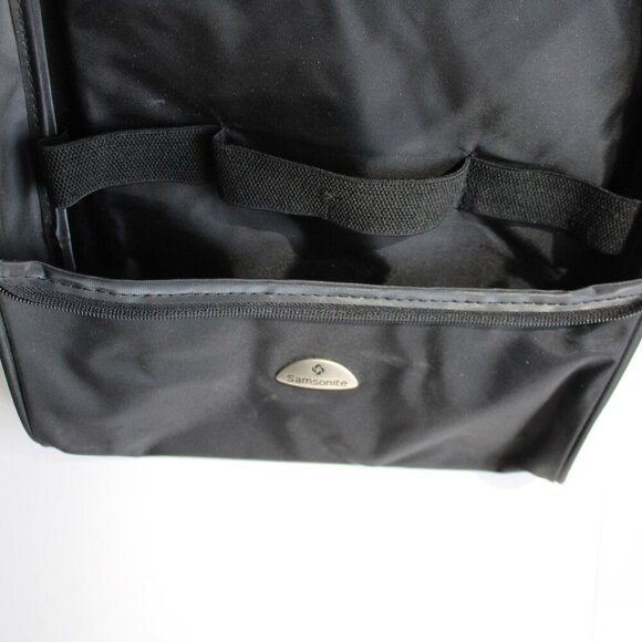 Samsonite Black Nylon Waterproof Travel Storage Toiletries Zipper Bag Pouch - Picture 6 of 6